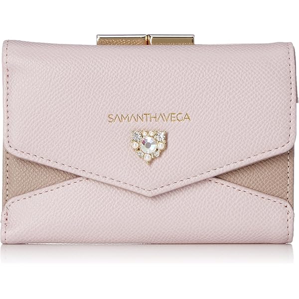 Amazon | バイカラージュエルリボン折財布 | Samantha Vega