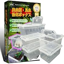 Amazon.co.jp: UTST 昆虫飼育ケース 小型 コンテナ ボックス 空気穴