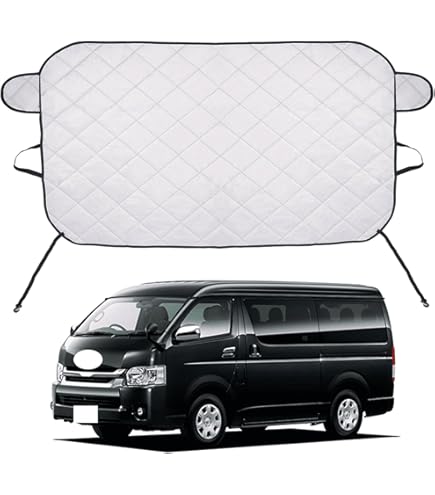 Amazon.co.jp: 新型 フロントガラスカバー に適用ハイエース 200系