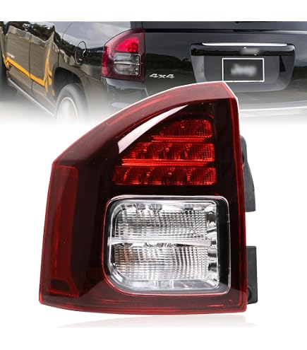 CULMKARI Rear Bumper Reflector Lights For 2012-2018 Jeep Grand Cherokee, Dodge Journey, Jeep Patriot & Compass