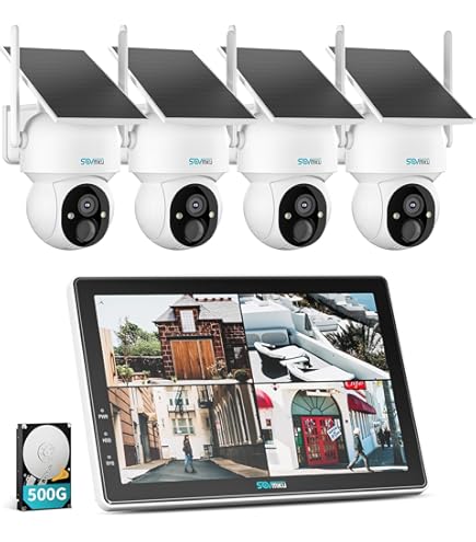 Amazon.co.jp: Q-See 防犯カメラ バレットカメラ4台 + 4chDVR 1TB HDD