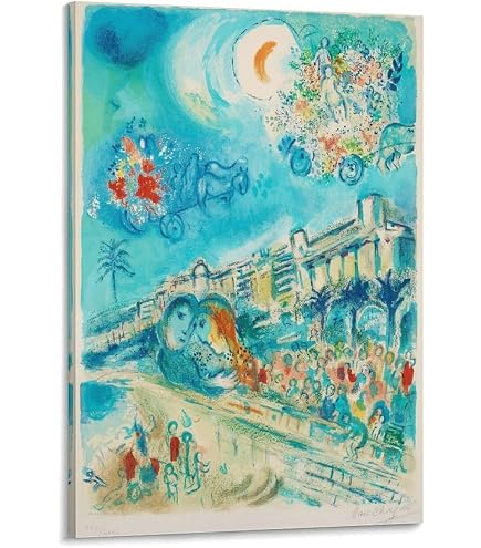 Amazon.co.jp: マルク・シャガール（イカロスの堕落）ポスター 絵画