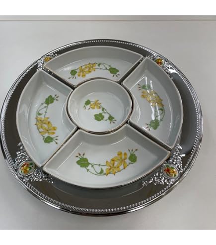 Amazon.co.jp: オードブル皿 古伊万里 フード付回転オードブル 39cm 和