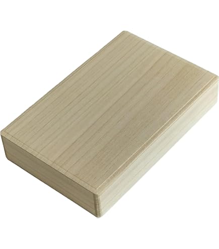 Amazon｜増田桐箱店 桐箱 Sサイズ W23.2cm×D14.2cm×H5.7cm 長方形 木箱