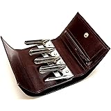 [メンズ カンパニー]Men's company コインホルダー2 札入れ付き コインキャッチャー 小銭入れ 日本製 本革 (訳あり ダークブラウン)