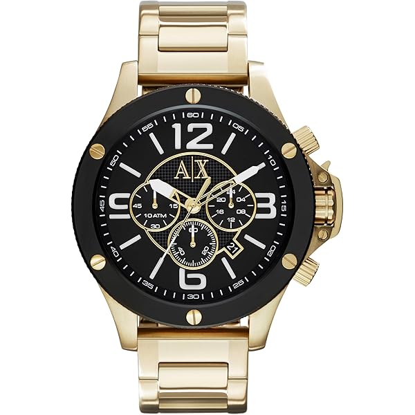 Amazon | Armani Exchange Men's AX2611 Gold Stainless-Steel