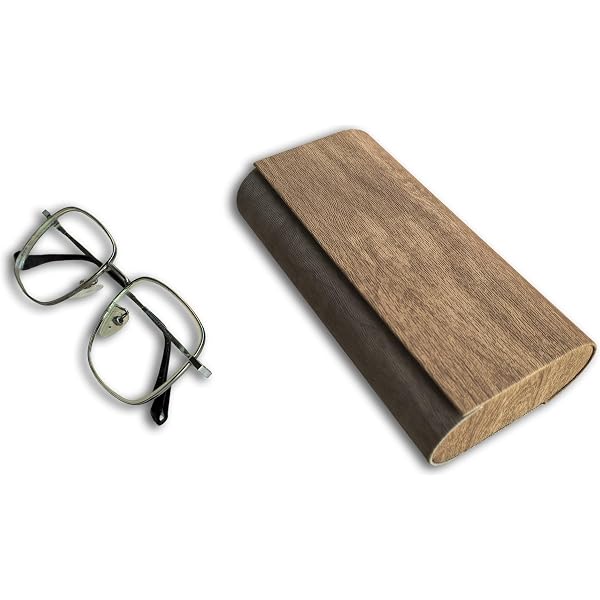 Amazon | [hej!e] 名入れメガネケース 眼鏡ボックス 木製 glasses case