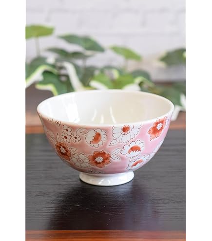 九谷焼き茶碗 九谷焼 飯碗 桜 和食器 茶碗 ご飯茶碗 人気 ギフト k9-466