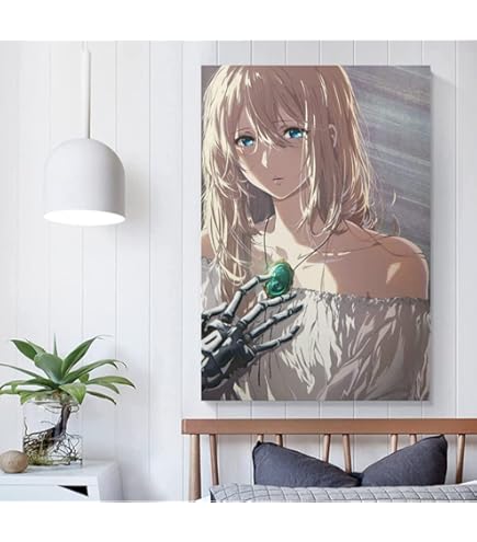 ヴァイオレット・エヴァーガーデン　生動画　額装付き Amazon.co.jp: ヴァイオレット・エヴァーガーデン 描き下ろし 生