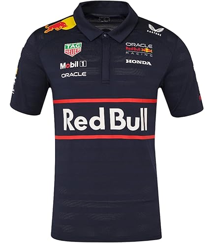 Red Bull Racing 2024 チームポロ 2XL Red Bull Racing F1 Men's 2024 Team Polo Shirt, Night Sky, XX-Large