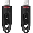 SanDisk 64GB 2-Pack Ultra USB 3.0 Flash Drive (2x64GB) - SDCZ48-064G-GAM462