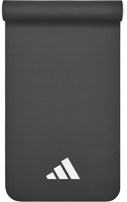 adidas(アディダス) フィットネスマット/エクササイズマット/ヨガマット ソフトな肌触り合成ゴム素材