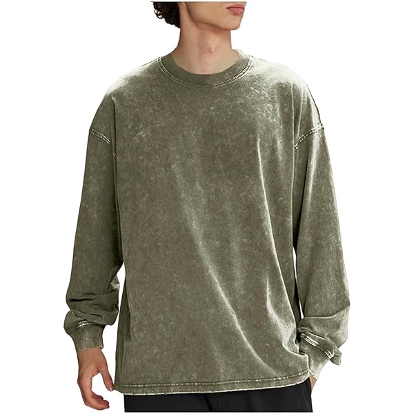 Amazon.co.jp: LAVDE メンズ 長袖Tシャツ TEE ヴィンテージ風 ロンT