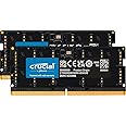 Crucial DDR5-4800 SODIMM CL40 (16Gbit) RAM, 64 GB Kit (2x32GB)