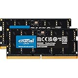 Crucial RAM 64GB Kit (2x32GB) DDR5 5600MT/s (or 5200MT/s or 4800MT/s) Laptop Memory CT2K32G56C46S5