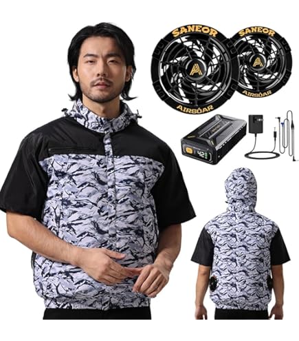 Amazon.co.jp: XEBEC ジーベック 空調服TM半袖ブルゾン XE98009
