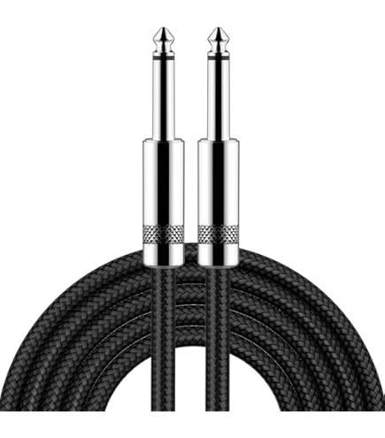 Amazon.co.jp: rockson ギター ベース シールド ケーブル 3m S-L型