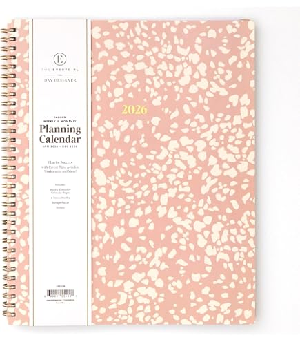 SUNEE 2026 Weekly And Monthly Planner - From January 2026 - December