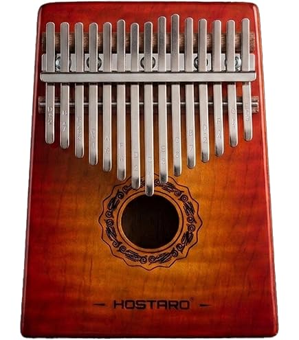 Amazon.co.jp: Sumiyaka Kalimba 17 Keys Solid Black Walnut Cat