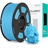 SUNLU PLA フィラメント Matte つや消しの質感 1.75 mm径 整頓 巻き 3Dプリンター3Dペン用 スプール造形材料 1kgスプール 寸法精度+/- 0.02 mm マット 淡青
