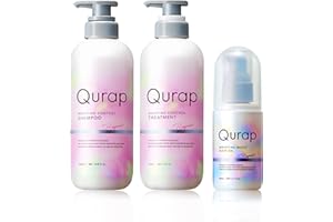 Qurap キュラップ シャンプー トリートメント ヘアオイル 【ラッピングコントロール】 3点 セット