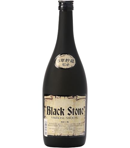 Amazon.co.jp: 秋田県醗酵 本格焼酎 ブラックストーン8年貯蔵 38度 瓶