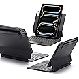 ESR iPad Pro 11 M4 2024 Case with Keyboard Easy Set with Magnetic Stand Portrait and Landscape Mode Detachable Protective Case Rebound 360 Series Black