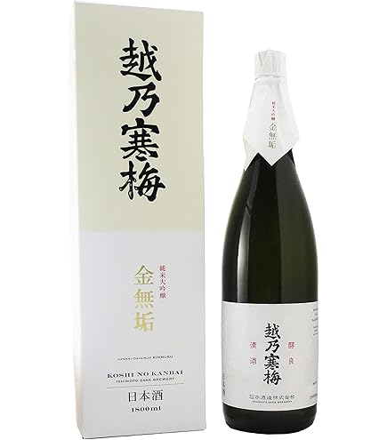 Amazon.co.jp: 石本酒造 越乃寒梅 金無垢 （純米大吟醸）720ml