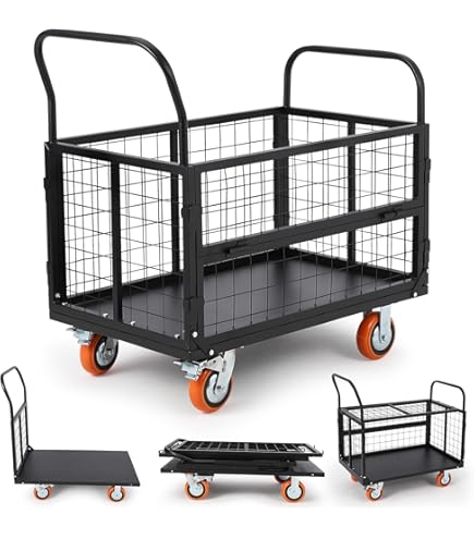 Amazon.co.jp: 【法人名記載必須】個人宅配送不可 車上渡し カゴ台車