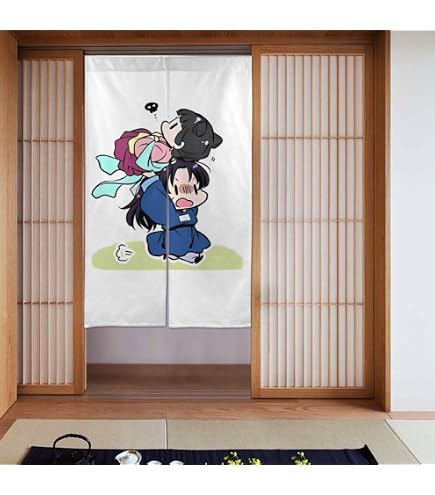Amazon｜遮光 のれん カーテン シャワーカーテン 人気 アニメ 部屋 