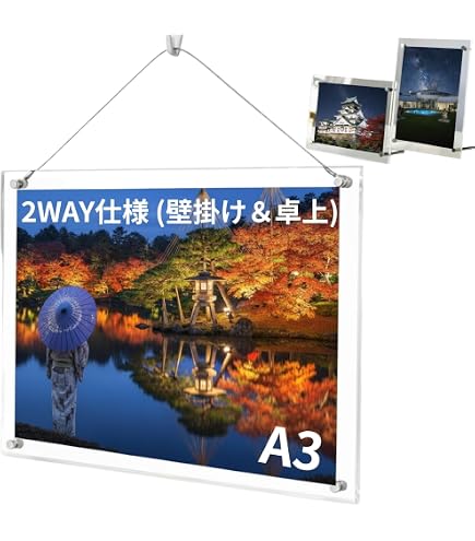 Amazon.co.jp: [XYJP] ポスターフレーム A4判サイズ 透明 210*297mm