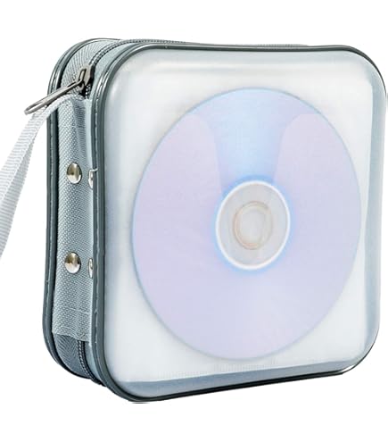 Amazon | Penxina CDケース 容量40枚 CD DVDケース ウォレットホルダー