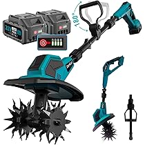 Amazon | 耕運機 家庭用 充電式【業界初3段階式脱着-2段階式切替ミニ