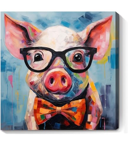 カラフルな動物アート作品 たくさんのカラフルなドットから作られた動物達 - キセノンテンター