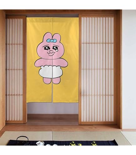 Amazon｜のれん 暖簾 間仕切り おぱんちゅうさぎ 断熱 目隠し