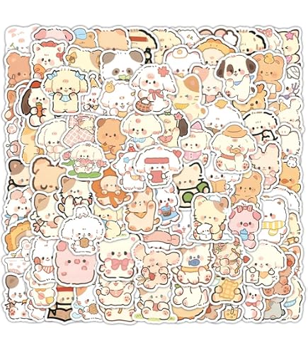 Amazon.co.jp: cheesecat かわいいシール セット漫画 ステッカー 防水