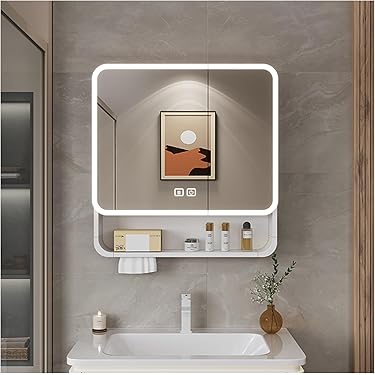 【Janboe】 LEDバスルームミラーキャビネット 50×70cm Amazon.co.jp 売れ筋ランキング: バスルームミラーキャビネット の中で