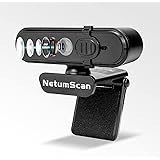 Amazon限定ブランド AutoFocus 1080P 60FPS Webカメラ、プライバシーカバー付き、NetumScan HD USBコンピューターWebカメラ、内蔵デュアルノイズリダクションマイク、PCデスクトップまたはラップトップ用、ストリ