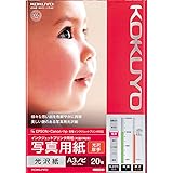 コクヨ(KOKUYO) インクジェット 写真用紙 光沢紙 A3ノビ 20枚 KJ-G13A3B-20