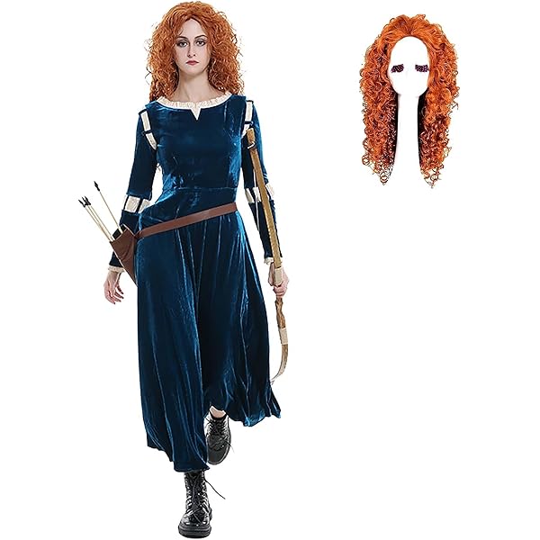 どっさん』メリダ 仮装用ドレス ウィッグ付き どっさん』メリダ 仮装用