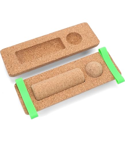 Cork balance board for foot and ankle training