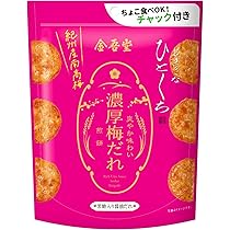 Amazon.co.jp: 金吾堂製菓 おすきなひとくち 濃厚梅だれ煎餅紀州