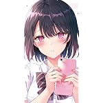 塩対応の佐藤さんが俺にだけ甘い iPhoneSE/5s/5c/5 壁紙 視差効果 佐藤こはる（さとう こはる）