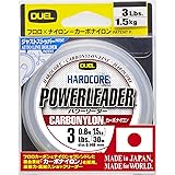 DUEL ( デュエル ) カーボナイロンライン 釣り糸 HARDCORE POWERLEADER CN 【 ライン 釣りライン 釣具 高強度 高感度 】