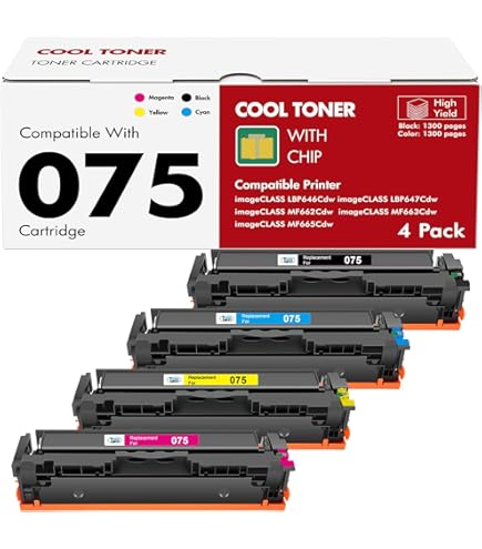 Amazon.co.jp: 075トナーカートリッジ Canon 075 075H 交換用トナー