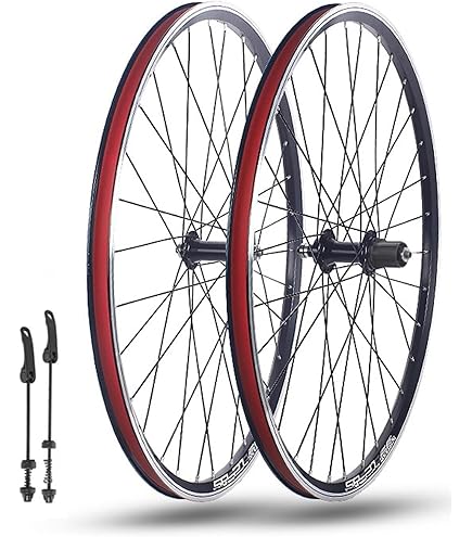 Amazon.co.jp: 24インチ MTB 自転車ホイールセット 32H ダブルレイヤー