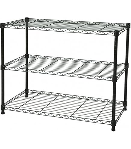 Amazon｜ホームエレクター パンチングシェルフ ブラック D350mm