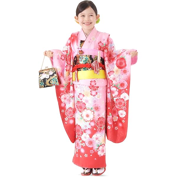 Amazon | [Muromachi-st.] 七五三 7歳 女の子 着物 セット