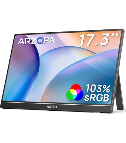 Amazon.co.jp: IODATA モバイルモニター 17.3インチ 持ち運び フルHD