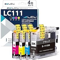 ブラザー LC111-4PK インクカートリッジ 4色セット3箱とブラック5つ Amazon.co.jp: brother(ブラザー) 純正互換インクカートリッジ LC111 4